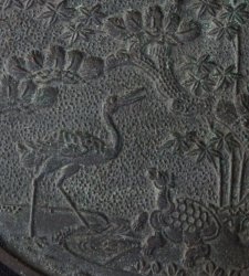 Japan antique mirror 1800