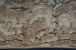 Japan bamboo carving 1950