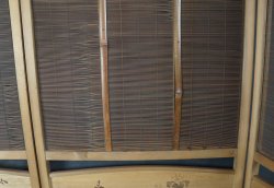 Japan bamboo wind screen 1900