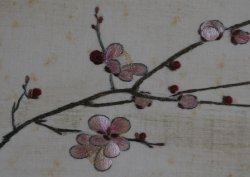 Japan embroidery Furosaki 1950