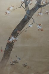 Japan panel watercolor 1900