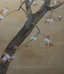 Japan panel watercolor 1900