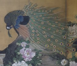 Japan peacock gold leaf 1900