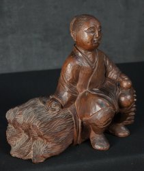 Japan rural wood carving 1900