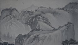Japan Sansui landscape 1900