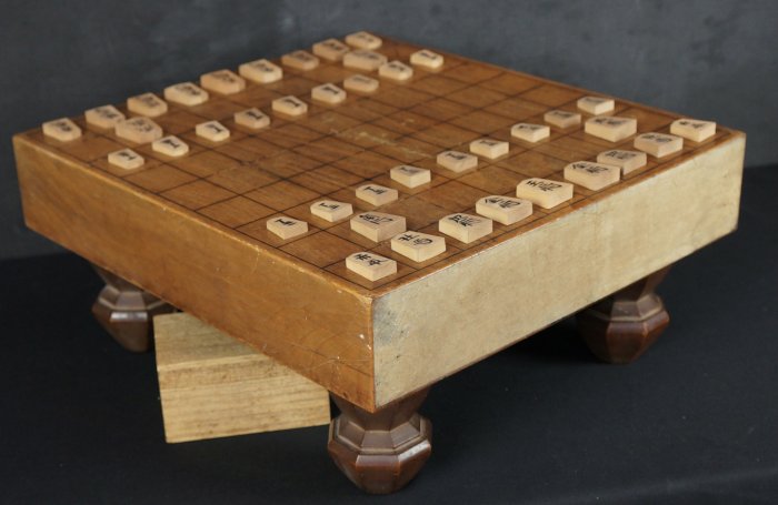 Japan Shogiban wood chess board 1900s