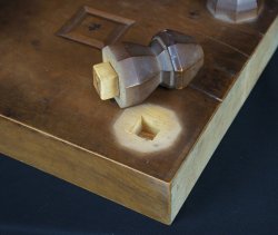 Japan Shogiban wood chess board 1900s