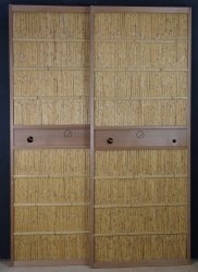 Japan sliding door bamboo 1980