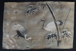 Japan winter birds 1900