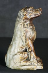 Japan wolf dog sculpture 1800