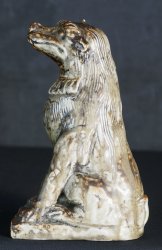 Japan wolf dog sculpture 1800