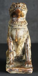 Japan wolf dog sculpture 1800
