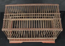 Japan wood bird cage 1880s