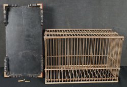 Japan wood bird cage 1880s