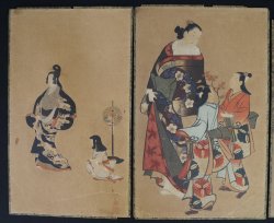 Japan wood print art 1900