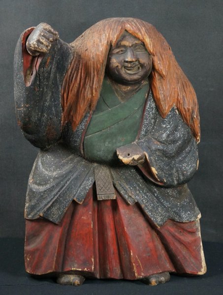 Japan wood sculpture 1800s