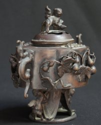Hyotan Koro 1900 bronze