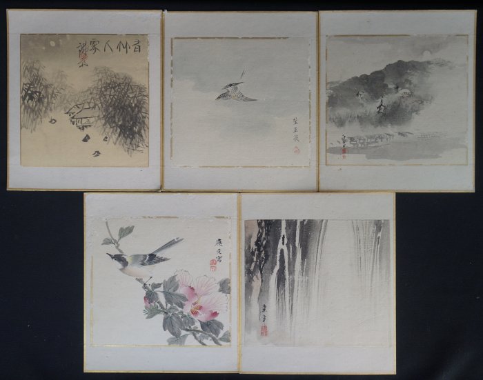 Japanese Miniature 1900 watercolor