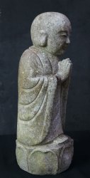 Jizo granite sculpture 1950s