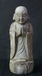 Jizo granite sculpture 1950s