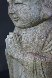 Jizo granite sculpture 1950s
