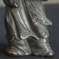 Jurojin bronze 1880 Meiji