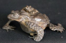 Kaeru frog sculpture 1900