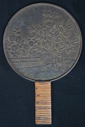 Kagami bronze craft mirror 1890