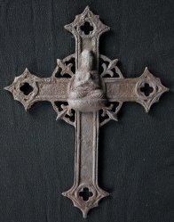 Kakushi-kuristian Japan crucifix 1700