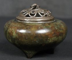 Kame Koro bronze censer 1900