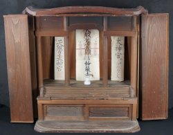 Kamidana shrine 1860 wood box