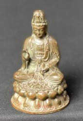 Kannon deity bronze1950