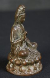 Kannon deity bronze1950