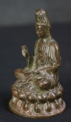 Kannon deity bronze1950
