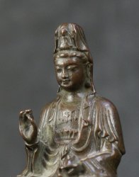 Kannon deity bronze1950