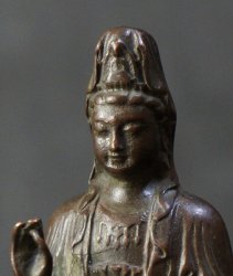 Kannon deity bronze1950
