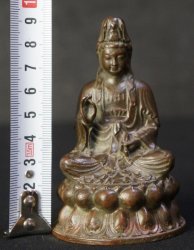 Kannon deity bronze1950