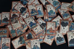 Karuta cards 1800 Edo