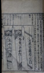 Katana book E-hon 1800s