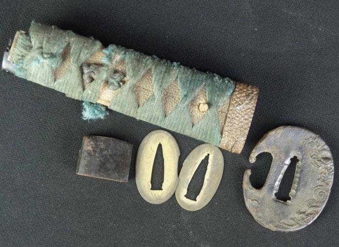 Katana dragon Tsuba 1800