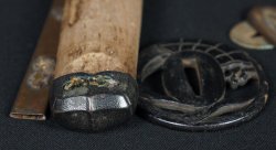Katana Tsuba handle 1800