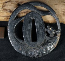 Katana Tsuba handle 1800