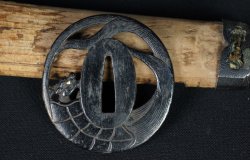 Katana Tsuba handle 1800