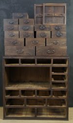 Keyaku Hikidashi-Tansu cabinet 1800