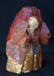 Noh wood carving 1890s