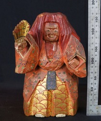 Noh wood carving 1890s