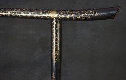 Kimono hanger lacquer 1900