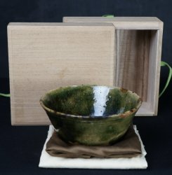 Kintsuki Oribe 1930bowl