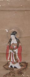 Kishibojin deity painting 1700