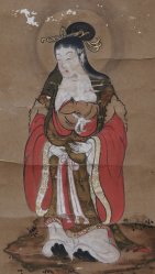 Kishibojin deity painting 1700